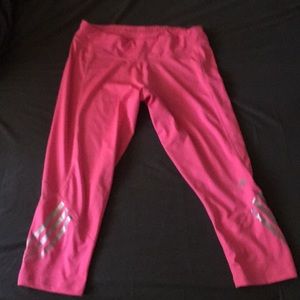 Adidas hot pink workout pants